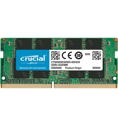 Memoria Ram So-Dimm 4GB DDR4 PC 2666 Crucial CT4G4SFS8266 1x4GB