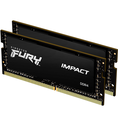 Memoria Ram So-Dimm 16GB KIT 2x8GB DDR4 PC 3200 Kingston Fury Impact KF432S20IBK2/16