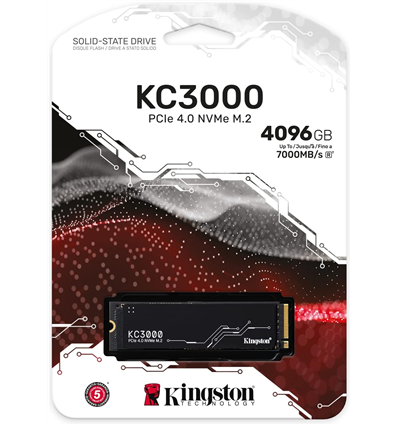 SSD Kingston KC3000 4096GB Kingston SKC3000D/4096G M.2 PCIe 4.0 NVMe