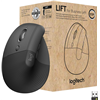 Mouse Logitech Lift for Business wireless ergonomisch graphite left (910-006495)