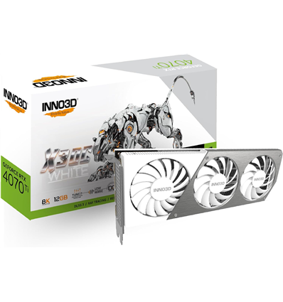 Scheda Video Inno3D GeForce RTX 4070 Ti 12GB X3 OC White