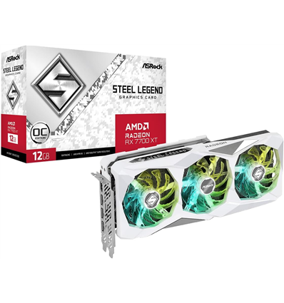 Scheda Video ASRock Radeon RX 7700 XT 12GB Steel Legend OC