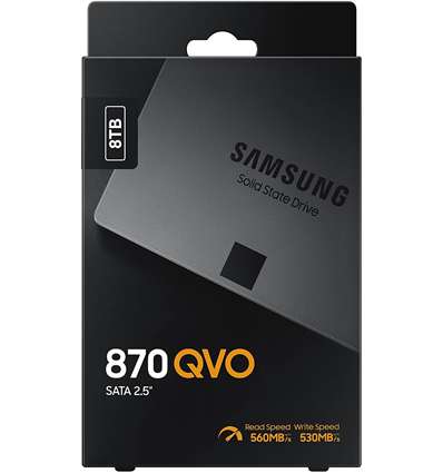 SSD Samsung 870 QVO 8TB Sata3 MZ-77Q8T0BW