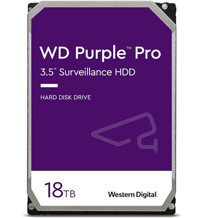 "Hard Disk Interno 3.5"" WD Purple Pro WD181PURP 18TB/8,9/600 Sata III 512MB (D)"