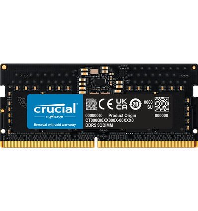 S/O 8GB DDR5 PC 4800 Crucial CT8G48C40S5 1x8GB