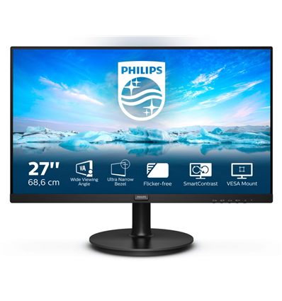 Monitor Philips 27" GAMING ADAPTIVE SYNC 75HZ VA LED HDMI VGA