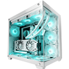 Mars Gaming Case Tower XXL MCV4 WHITE E-ATX FRAMELESS 90� TG GLASS