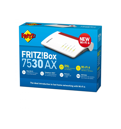 AVM Fritz!Box 7530 AX Wireless Router 4-port Switch 20002930