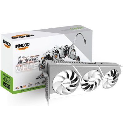 Scheda Video Inno3D GeForce® RTX 4080 16GB SUPER X3 OC White