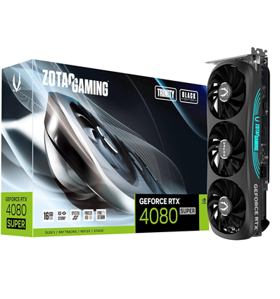 Scheda Video ZOTAC GeForce® RTX 4080 SUPER 16GB Trinity Black Edition