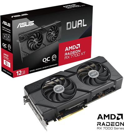 Scheda Video Asus Radeon RX 7700XT 12GB DUAL OC