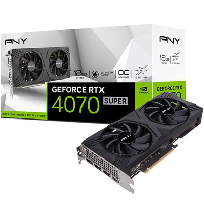 Scheda Video PNY GeForce® RTX 4070 SUPER 12GB Verto Dual Fan OC