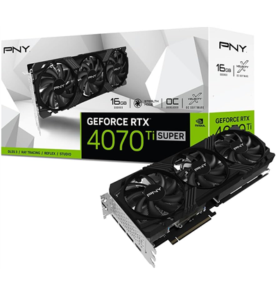 Scheda Video PNY GeForce® RTX 4070 TI SUPER 16GB VERTO Triple Fan OC