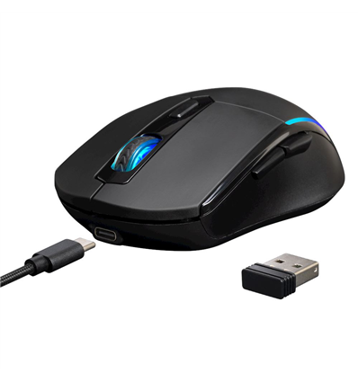 GAMDIAS MOUSE GAMING HADES M2 LUCI RGB 13 WIRED/WIRELESS 4800DPI