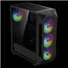 GAMDIAS CASE MID TOWER AURA GC1 ELITE NERO 4*120mm RGB FAN TG MESH