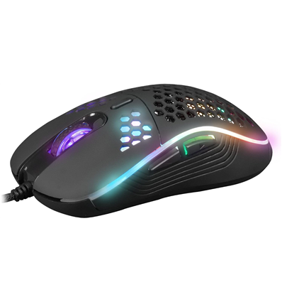 GAMDIAS MOUSE GAMING ZEUS M4 LUCI RGB 13 EFFETTI 12800 DPI + PAD