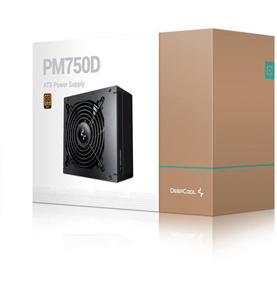 DEEPCOOL ALIMENTATORI PM750D 750W 80 PLUS GOLD R-PM750D-FA0B-EU