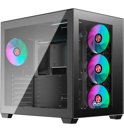 RAIJINTEK CASE M.TOWER PAEAN C7 BLACK TG4 4xARGB FAN 4xTG 410mmVGA