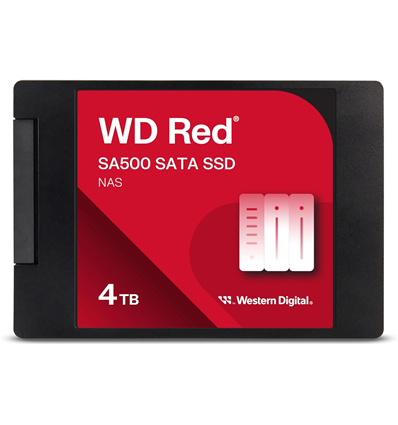 SSD WD RED SA500 4TB NAS Sata3 2,5 7mm WDS400T2R0A 3D NAND