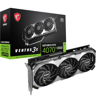 VGA MSI GeForce® RTX 4070 TI SUPER 16GB Ventus 3X OC