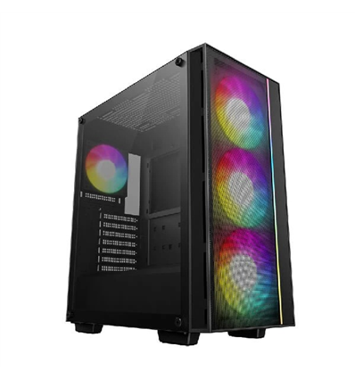 DEEPCOOL CASE MID TOWER ATX MATREXX 55 V4 C MESH 3x140+1x120mm ARGB FAN