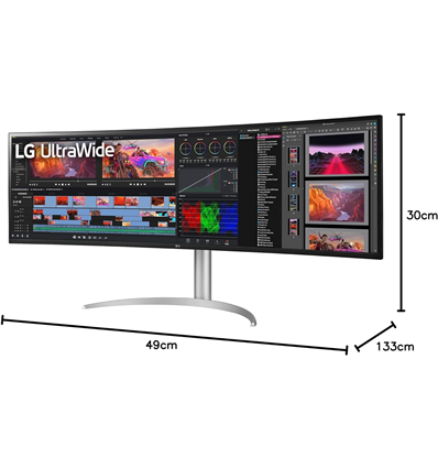 Monitor LG 49WQ95X-W 124,46cm (49)LED,2xHDMI,DisplayPort,USB-C,SP, 144 Hz, QHD