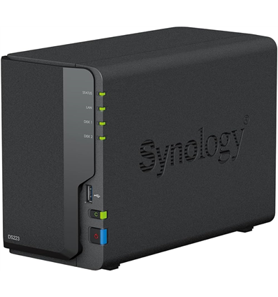 Captiva NAS Server S75-456 (Synology DS223 / 2GB RAM / 2-Bay 8TB mit 2x 4 TB Seagate IronWolf)