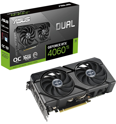 VGA Asus GeForce® RTX 4060TI 16GB DUAL EVO OC