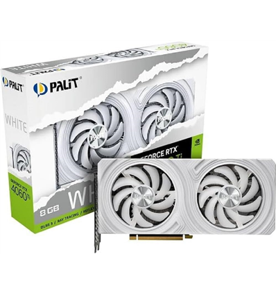 VGA Palit GeForce® RTX 4060 TI 8GB White