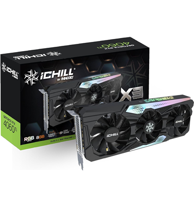 VGA Inno3D GeForce® RTX 4060TI 8GB iChill X3