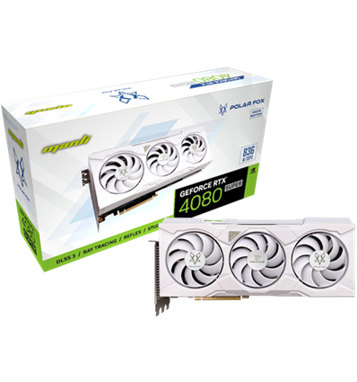 VGA Man GeForce® RTX 4080 SUPER 16GB Polar Fox - White (Triple Cooler RGB)