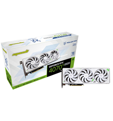 VGA Man GeForce® RTX 4070 TI SUPER 16GB Polar Fox - White (Triple Cooler)