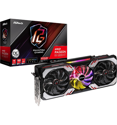 VGA ASRock Radeon RX 6800 XT 16GB Phantom Gaming OC