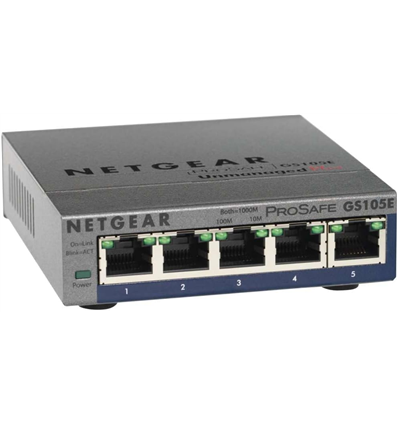 NETGEAR Switch Pro Safe 5-port 10/100/1000 GS105E-200PES