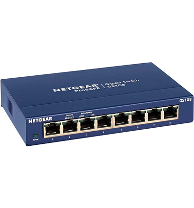 NETGEAR Switch Pro Safe 8-port 10/100/1000 GS108GE