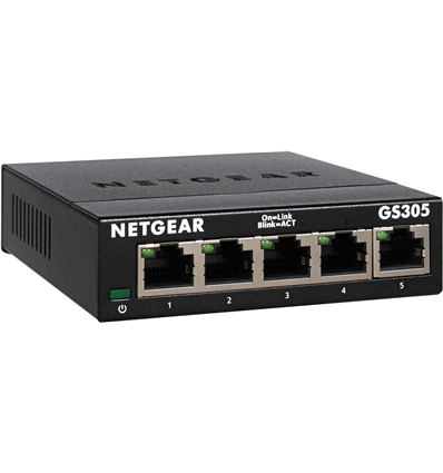 NETGEAR Switch 5-port 10/100/1000 GS305-300PES