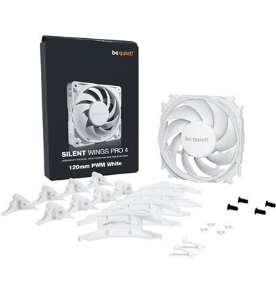 PC- FAN Be Quiet SilentWings Pro 4 120mm PWM White BL118