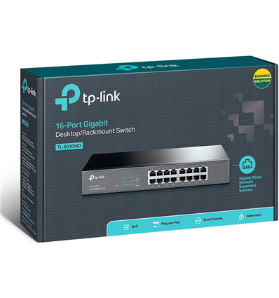 TP-Link Switcher Gigabit 16-port 10/100/1000M TL-SG1016D