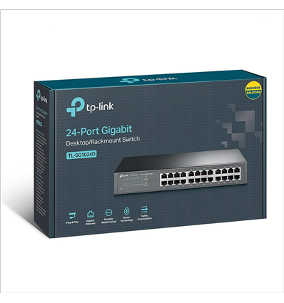 TP-Link Switcher Gigabit 24-port 10/100/1000Mbps TL-SG1024D