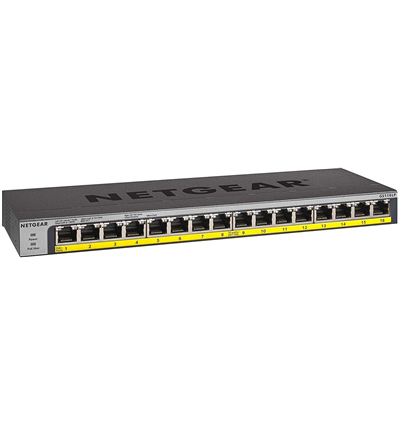 NETGEAR Switch Desktop Gigabit 16-port 10/100/1000 GS116LP-100EUS