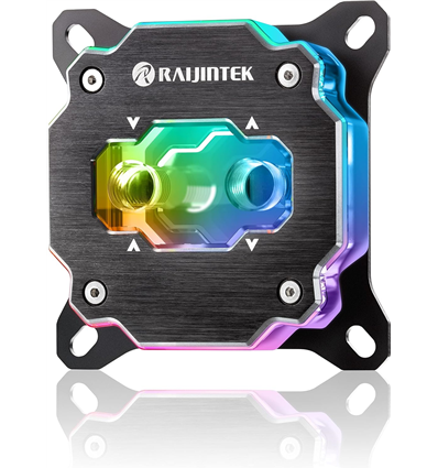 RAIJINTEK WATER BLOCK FORKIS PRO RBW 5V ARGB G1/4'' per INTEL & AMD