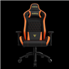 GAMDIAS SEDIA GAMING ZELUS M2 L BO NERA/ARANCIO VINYLPELLE MULTI-REGOLAZION