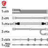 Alimentatore Modulare MSI MAG A850GL PCIE5 White