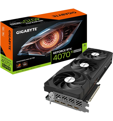 Scheda Video Gigabyte GeForce® RTX 4070 Ti SUPER 16GB WINDFORCE MAX OC