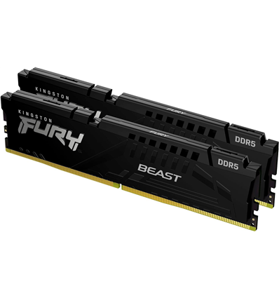 Memoria RAM DDR5 64GB KIT 2x32GB PC 6000 Kingston FURY Beast EX KF560C30BBEK2-64