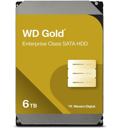 Hard Disk Interno WD Gold WD6004FRYZ 6TB SATAIII 256MB (D)