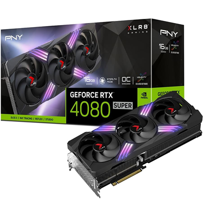 Scheda Video PNY GeForce® RTX 4080 Super 16GB Verto EPIC-X RGB Triple Fan OC