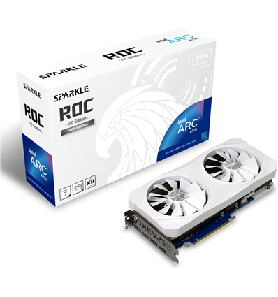 Scheda Video SPARKLE Intel ARC A770 16GB ROC Luna OC White Edition