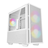 DEEPCOOL CASE MICRO ATX CH360 WHITE 2*140+1*120mm ARGB FAN