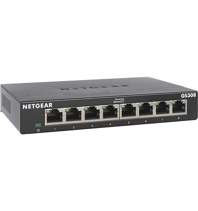 NETGEAR Switch 8-port 10/100/1000 GS308-300PES